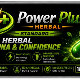 PowerPlus Herbal Stamina & Confidence Standard Pill – 100% Herbal Male Vitality Formula
