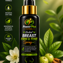 PowerPlus Herbal Breast Firm & Tone Spray – Natural Skin Firmness & Elasticity Support