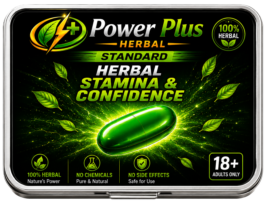 PowerPlus Herbal Stamina & Confidence Standard Pill – 100% Herbal Male Vitality Formula